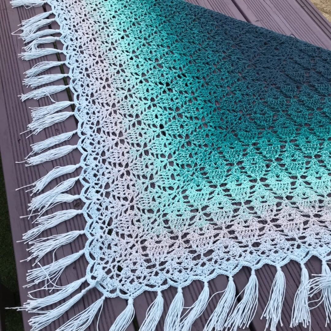 Peppermint Tea Shawl Make Along