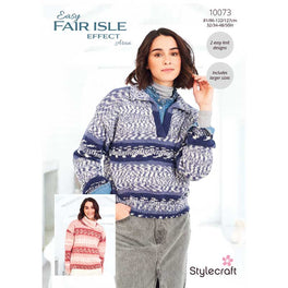 Sweaters in Stylecraft Easy Fair Isle Effect - Digital Version 10073