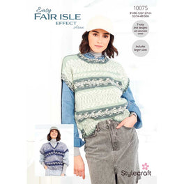 Tank Tops and Snood in Stylecraft Easy Fair Isle Effect - Digital Version 10075