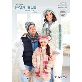 Accessories in Stylecraft Easy Fair Isle Effect - Digital Version 10076