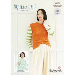 Crochet Sweaters in Stylecraft Squeeze Me Dk - Digital Version 10081