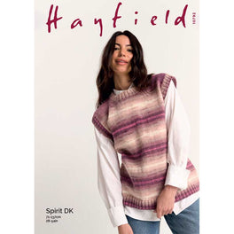 Crew Neck Vest in Hayfield Spirit Dk - Digital Version 10792