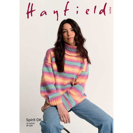 Turtle Neck Sweater in Hayfield Spirit Dk - Digital Version 10796