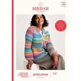 Metamorphic Cardigan in Sirdar Jewelspun Chunky With Wool - Digital Version 10806