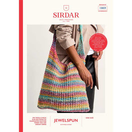 Rippled Mineral Bag in Sirdar Jewelspun Chunky With Wool - Digital Version 10809