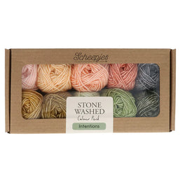 Stone Washed Minis Colour Pack - 10 x 25g balls - Intentions