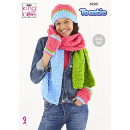 Accessories Knitted in King Cole Warm & Toastie