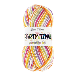 James C Brett Party Time Stripes Dk