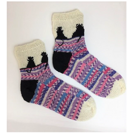 Free Download - Night Mice Socks in Cygnet Truly Wool Rich 4ply