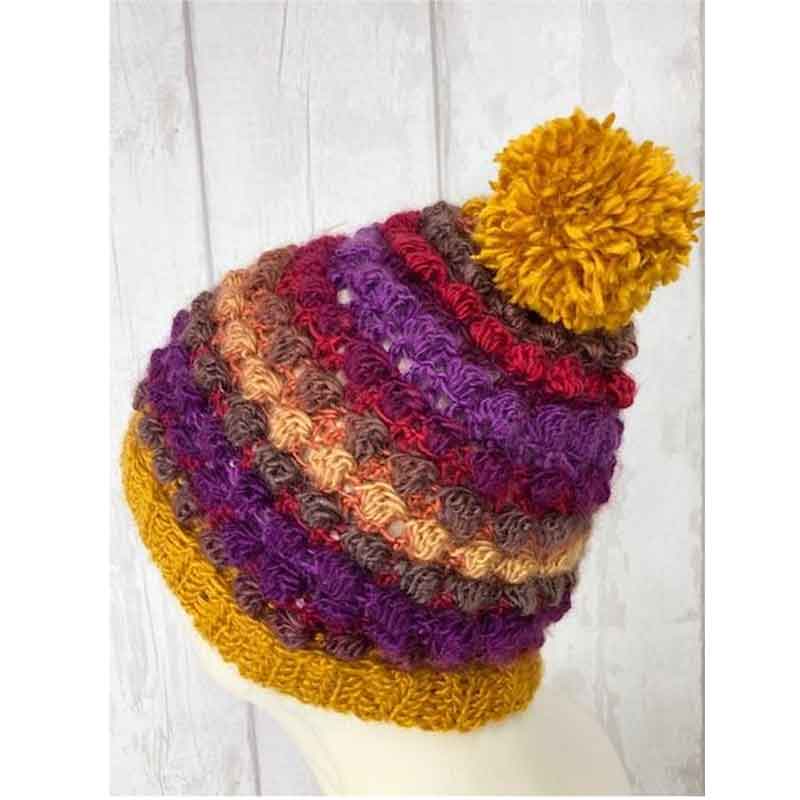 Free Download - The Bobble Crochet Hat in Cygnet Boho Spirit – Black Sheep  Wools