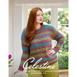 Celestine Jumper & Tank Top in West Yorkshire Spinners Retreat Twist Chunky - Digital Version WYS1000346