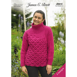 Sweater in James C Brett Croftland Aran