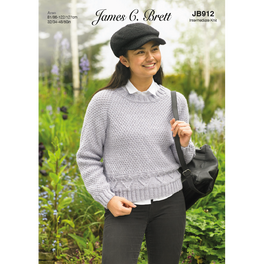 Sweater in James C Brett Croftland Aran