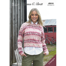 Sweater in James C Brett Croftland Aran