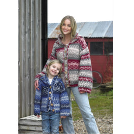 Cardigans in James C Brett Scandi Aran