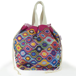 Emma Ball Large Bucket Bag - Janie Crow Mystical Lanterns