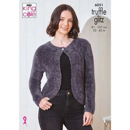 Tunic and Cardigan in King Cole Truffle Glitz