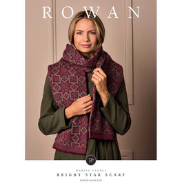 Bright Star Scarf by Martin Storey in Rowan Moordale - Digital Version