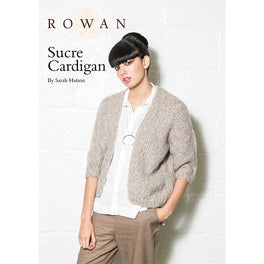 Free Download - Sucre Cardigan in Rowan Brushed Fleece by Sarah Hatton