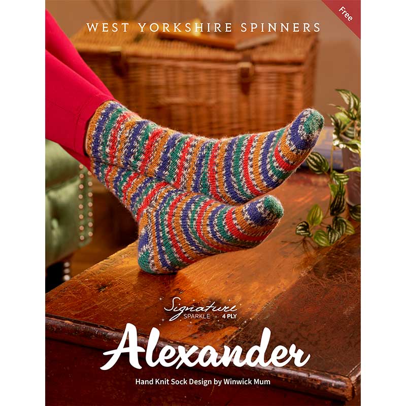 Free Download - Alexander Bootlace Cables and Chevron Socks in West Yo –  Black Sheep Wools
