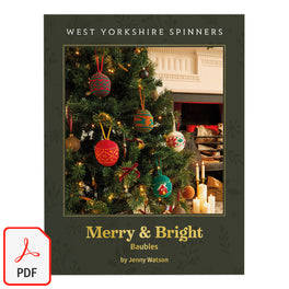 Merry & Bright Baubles in West Yorkshire Spinners Signature 4ply - Digital Version DPB0312