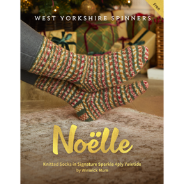 Free Download - Noelle Knitted Socks in West Yorkshire Spinners Signature 4ply