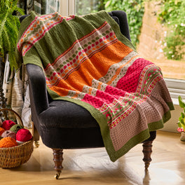 Forager Blanket Knit Along Kit in West Yorkshire Spinners ColourLab By Chloe Elizabeth Birch