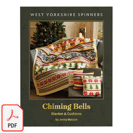 Chiming Bells Blanket & Cushions in West Yorkshire Spinners ColourLab Dk - Digital Version DPB0313