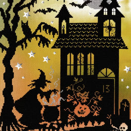 Enchanted: Pumpkin House Cross Stitch Kit