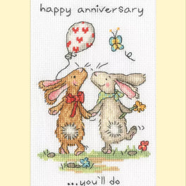 You'll Do -  Bothy Threads Greetings Card Cross Stitch Kit