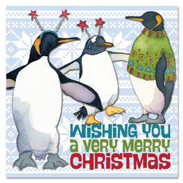 Emma Ball Penguins in Pullovers Christmas Card