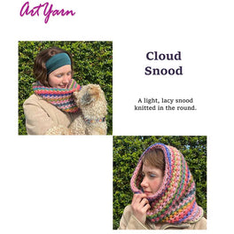 Free Download - Cloud Snood in Lang Yarns Cloud Tweed