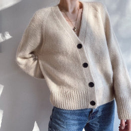 Champagne Cardigan by PetiteKnit