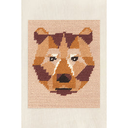 DMC - Geo Bear Tapestry Needlepoint Kit