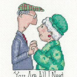 All I Need -  Heritage Crafts Cross Stitch Kit