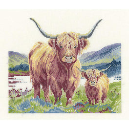 Highland Harmony -  Heritage Crafts Cross Stitch Kit