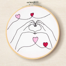 DMC - Heart Hands Embroidery Kit