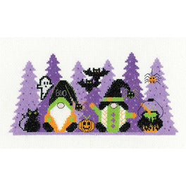 Halloween Hoots -  Heritage Crafts Cross Stitch Kit