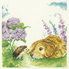 Hydrangea Hideaway -  Heritage Crafts Cross Stitch Kit