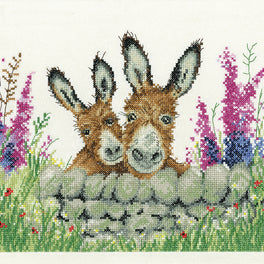 Heritage Crafts Cross Stitch Kit - Pip and Poppy