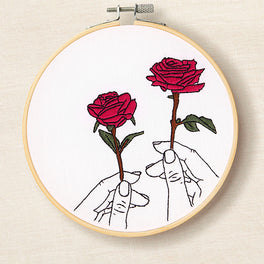 DMC - Rose in Hands Embroidery Kit