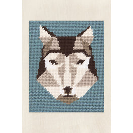 DMC - Geo Wolf Tapestry Needlepoint Kit