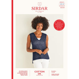 Top in Sirdar Cotton Dk