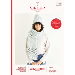 Hat and Scarf in Sirdar Adventure Super Chunky