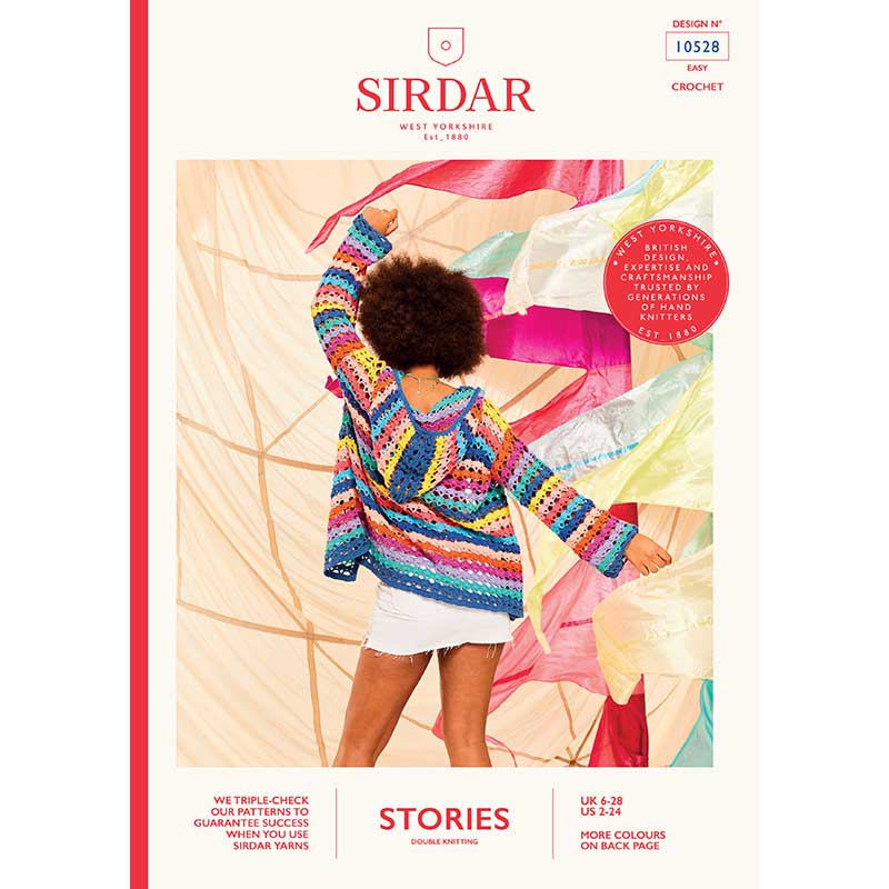 Buy Hoodstock Hoodie in Sirdar Stories Dk 10529 – Black