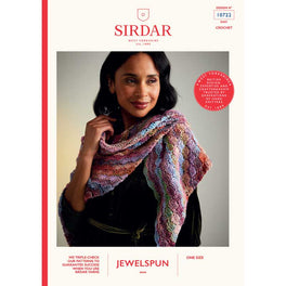 Best In Show Shawl in Sirdar Jewelspun Aran