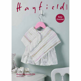 Poncho in Hayfield Baby Blossom DK