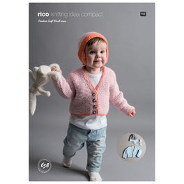 Cardigan and Hats in Rico Creative Soft Wool Aran