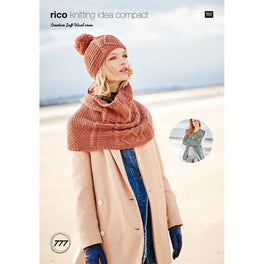 Jacket, Snood and Hat in Rico Creative Soft Wool Aran