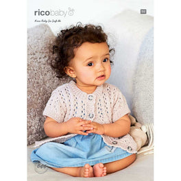 Rico Baby Cardigans Knitting Pattern in Rico Baby So Soft Dk